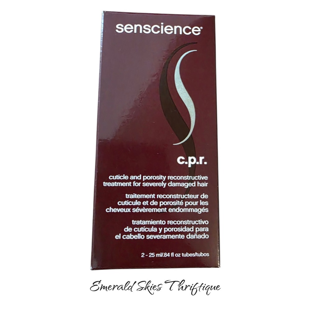 Senscience CPR Cuticle Porosity Reconstructor Treatment Step 1 & 2  free ship
